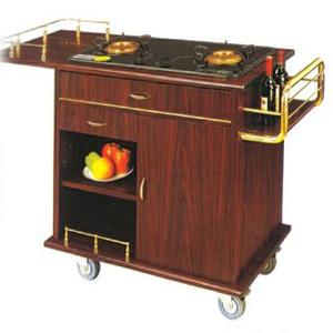ترولی چوبی شعله دار