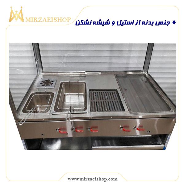  فر مرکب با هود و شیشه - کد 35131