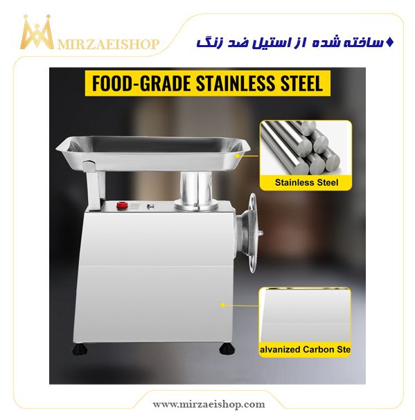  چرخ گوشت صنعتی ایتالیایی رومیزی  - کد 100122