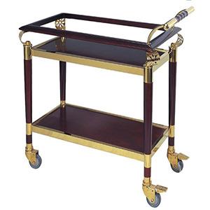 ترولی سرو غذا چوبی