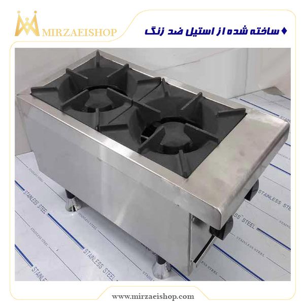  اجاق دو شعله خطی - کد 35119