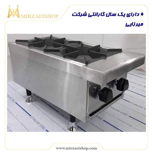  اجاق دو شعله خطی - کد 35119