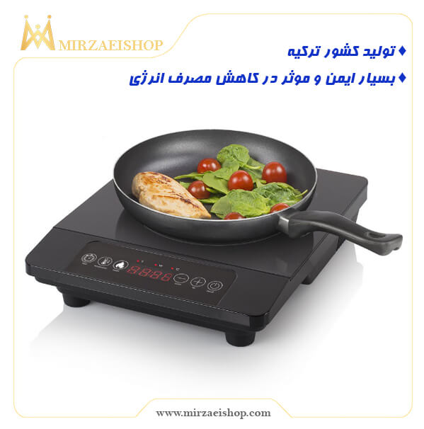  اجاق اینداکشن تک شعله توکار - کد 100236