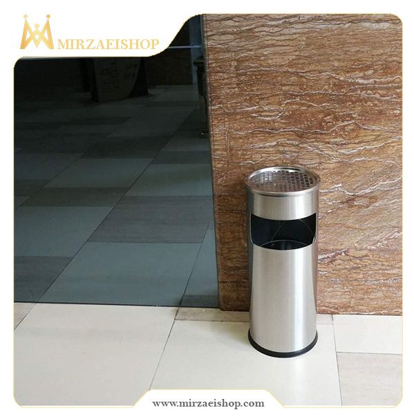  سطل زباله اداری استیل - کد 12252