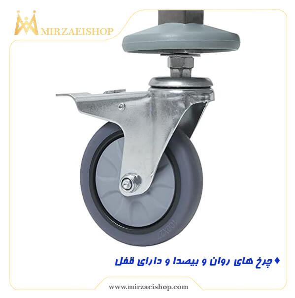  ترولی استیل پذیرایی سه طبقه - کد 100229