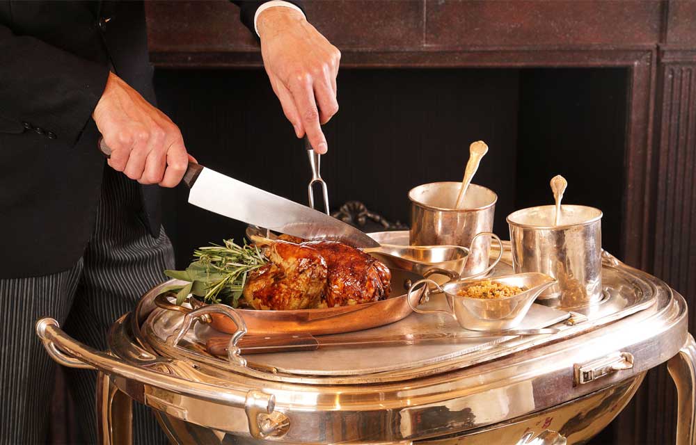 ترولی-حمل-غذا-هتل-و-رستوران-restaurant-trolley-serving